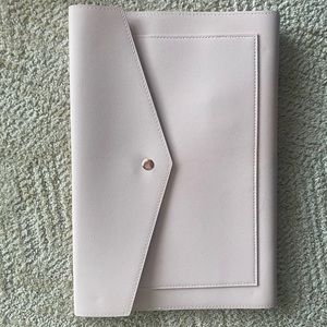 14 inch pink laptop case and work space organizer